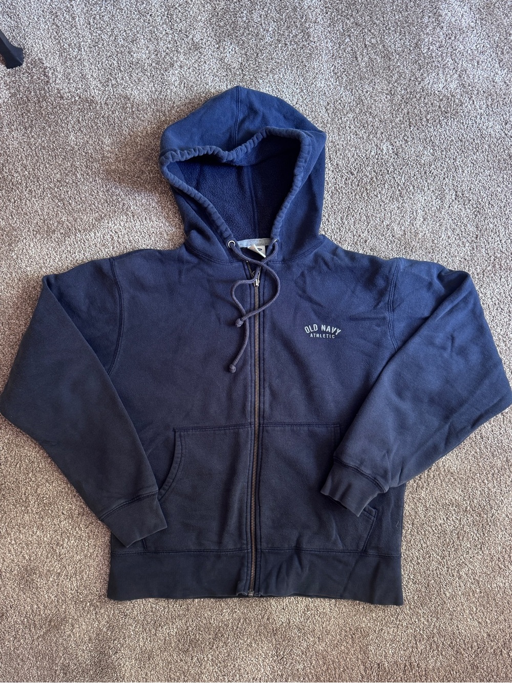 Old Navy Dark Blue Full-Zip Hoodie